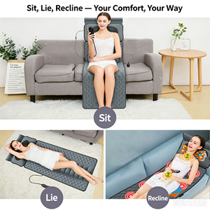Colchoneta de Masaje Corporal Completo, Masajeador Cervical Eléctrico <span class=keywords><strong>para</strong></span> el Hogar, Cojín de Masaje Lumbar con Calefacción Inteligente - Product Image 5