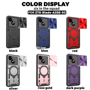 Fundas Protectoras para Teléfono con Soporte Invisible y Protección Total de Lente de Material de Alta Calidad Lichicase para <span class=keywords><strong>ZTE</strong></span> <span class=keywords><strong>Blade</strong></span> A56, Carcasa Trasera Resistente a Golpes - Product Image 1