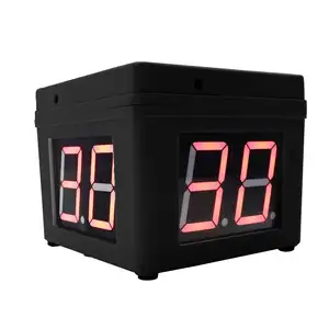 YIZHI China Manufacturer 2 Digits 1.8 Inch AC Power AA Battery Powered 4 Sides Black Chess Poker Countdown Timer