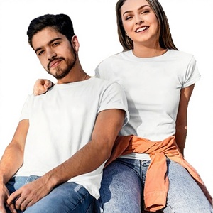 Camisetas Personalizadas de Alta Calidad para Parejas, Suaves y Casuales, con Estampado de Corazón y Letras, Tejidas, Transpirables y de Secado Rápido - Product Image 3