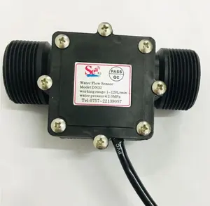 DN32 Wasserflussmeter Durchflussmeter Hallensensor-Schalter zähler-Durchflussvorrichtung DN32 1-120L/min 1.25 Wassersensor auf Lager