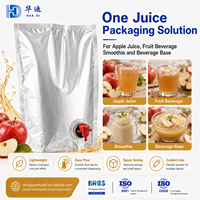 Sac de jus de pomme personnalisé en gros, 3L, avec robinet, en aluminium, étanche, pour usine de boissons