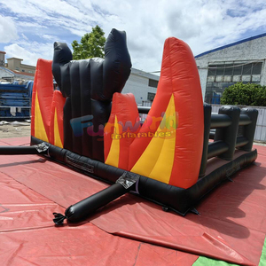 Matelas pneumatique gonflable de qualité commerciale en PVC pour jeux de taureau mécanique de type rodeo. - Product Image 2