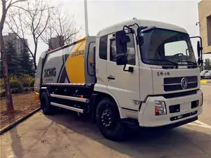 4x2 19 metreküp çöp kamyonu kompaktör XZJ5250ZYS çöp kamyonu