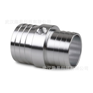 Conector de Manguera de Radiador de Aleación de Aluminio, Adaptador de Puerto de Vapor con Orificio Lateral AN627-28-24A para Intercambio de Refrigerante - Product Image 3