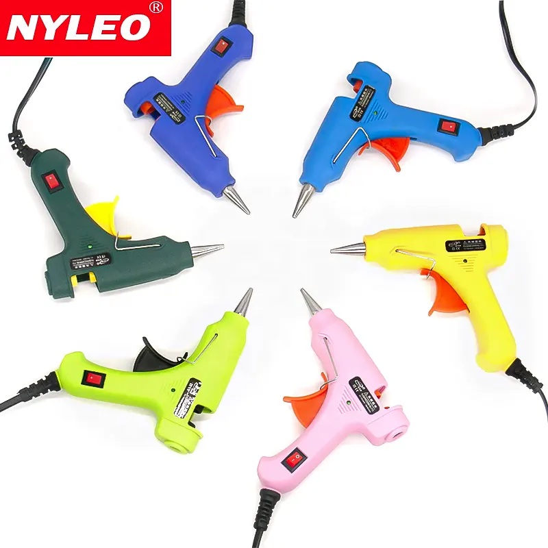 Màu Sắc Tùy Chỉnh 20W Nhỏ Nóng Chảy Glue Gun Với Sticks Glue Stick Gun Cho DIY Và Bài Tập Về Nhà