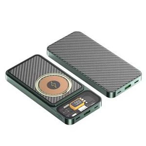 พาวเวอร์แบงค์แบบใสขนาด10000มิลลิแอมป์ต่อชั่วโมงชาร์จแบตแบบแม่เหล็กสำหรับ <span class=keywords><strong>iPhone</strong></span> <span class=keywords><strong>14</strong></span>สินค้าใหม่2023 - Product Image 1