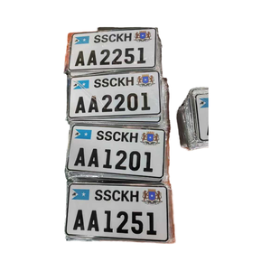 Plaques d'<span class=keywords><strong>immatriculation</strong></span> des Philippines plaques d'<span class=keywords><strong>immatriculation</strong></span> en aluminium de voiture de sublimation vierges en relief personnalisées - Product Image 4