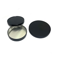 Boîte d'emballage aseptique ronde en métal pour produits de beauté, fard à joues, fond de teint, maquillage, pommade - Scellée par filetage, logo personnalisé