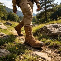 Chaussures de randonnée respirantes pour hommes, antidérapantes, durables, bottes tactiques, vente en gros, directement de l'usine