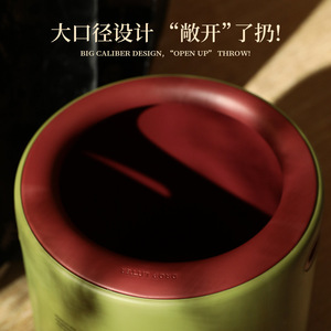 Trash Can A New Model 12L Cylindrical Portable Indoor Storage Bucket Living Room Bedroom Use - Product Image 3