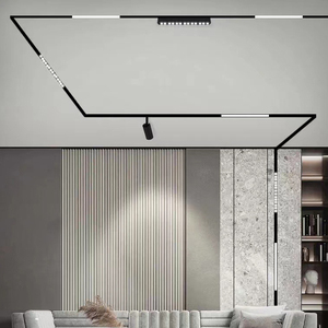 Cao Lumem Trang Trí Trong Nhà Nhôm 6 7 10 <span class=keywords><strong>12</strong></span> 15 18 20 24 30 <span class=keywords><strong>W</strong></span> Đường Sắt Tuyến Tính Dẫn Từ Theo Dõi Ánh Sáng - Product Image 6