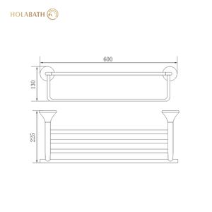 Organizzatore <span class=keywords><strong>salvaspazio</strong></span> a parete in acciaio inossidabile accessori per <span class=keywords><strong>bagno</strong></span> di lusso mensola <span class=keywords><strong>porta</strong></span> <span class=keywords><strong>asciugamani</strong></span> - Product Image 2