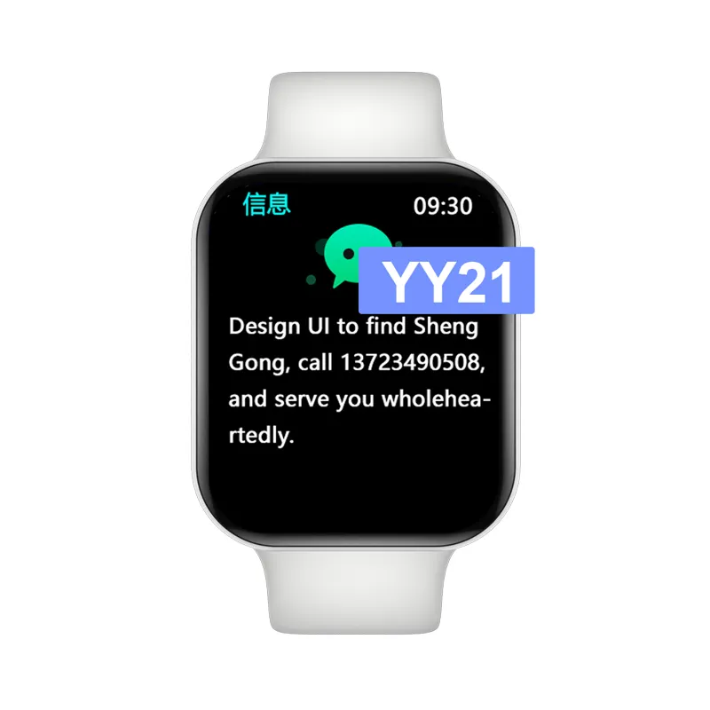 YY21 Smartwatch FitflyアプリRelojInteligenteAndroid Ios 1.78最大画面iwo1213シリーズ56プロプラスYY21スマートウォッチ