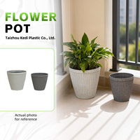 Pot à Bonsaï en Plastique Moderne, Pots de Plantes en Plastique, Jardinières pour Plantes d'Intérieur, Pot à Fleurs, Décoration de Salon