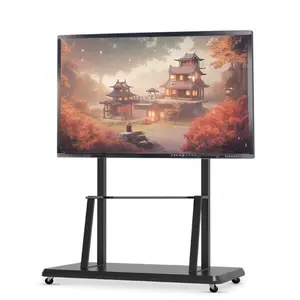 4K Resolution Interactive Touch Display Portable Touch Screen Interactive Panel Smart Board Interactive Whiteboard