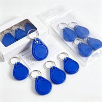 Boye Wholesale 125KHz Keyfob ABS/PVC LF Keychain with TK4100 /T5577 Chip Mini Tag RFID Access Control Card