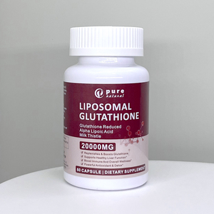 Suplementos de glutatión liposomal al por mayor, glutatión 2000 mg, con extracto de cardo mariano y ácido alfa lipoico - Product Image 2