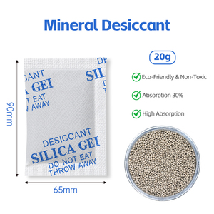 Sachets déshydratants minéraux en gros de 20g, anti-humidité, pour le stockage des vêtements et des chaussures - Product Image 2