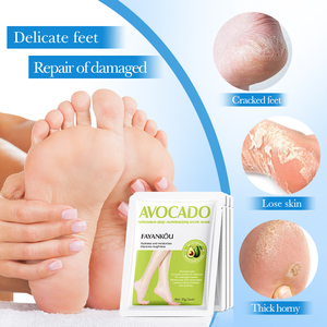 Masque pour les pieds hydratant à la gelée de pétrole d'avocat coréen FAYANKOU pour les pieds secs et fissurés, masque réparateur intensif pour les pieds, kit de soin des pieds - Product Image 3