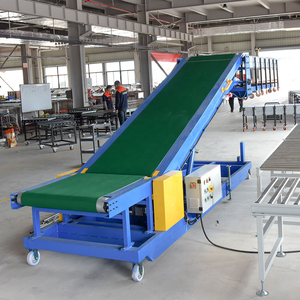 Ayarlanabilir depo yuvası hareketli kamyon konteyneri yükleyici makine yükleme boşaltma mobil bant konveyörü 800mm genişliğinde - Product Image 2