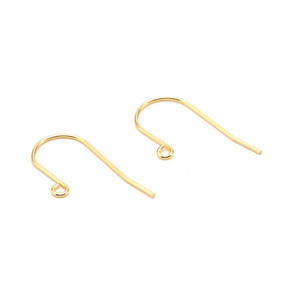 Crochets d'oreille en acier inoxydable pour boucles d'oreilles, crochets d'oreille français en métal avec boucle horizontale, fils d'oreille pour boucles d'oreilles pendantes, accessoires pour <span class=keywords><strong>bijoux</strong></span> - Product Image 4