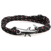 LOGO personnalisé Mode Requin Conception Océan Déclaration Requin Accessoires Vente en gros Bracelet en corde