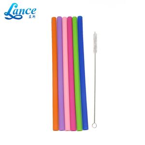 Producto de venta caliente de Amazon Pajitas para jarras y vasos de plástico de silicona de acero inoxidable de bambú están disp - Product Image 3