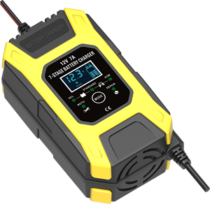 เครื่องชาร์จแบตเตอรี่อัจฉริยะ 12V 7A อัตโนมัติเต็มรูปแบบ 7 ขั้นตอน สำหรับแบตเตอรี่ตะกั่วกรด GEL AGM พร้อมโหมดซ่อมแซมพัลส์ <span class=keywords><strong>Foxsur</strong></span> 1207D อะแดปเตอร์<span class=keywords><strong>ชาร์จ</strong></span> - Product Image 6
