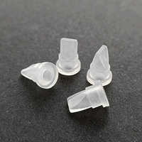 Valve en silicone de contrôle de débit de liquide LSR Valve à fente croisée à sens unique en silicone de qualité alimentaire