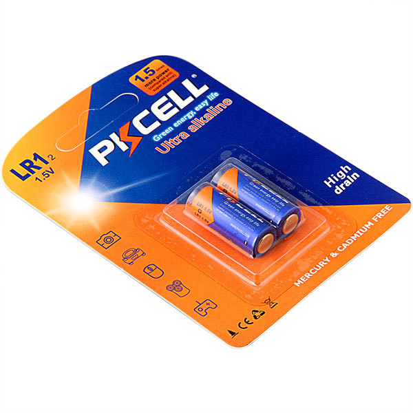 LR1 N Size AM5 1.5V Super Alkaline Battery 90min Discharge Time Aluminum Foil Jacket Home Appliances Consumer Electronics