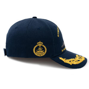 Gorra de béisbol de la Fuerza Naval de Kuwait bordada con barco y bandera, sombrero de protección solar para exteriores para hombres y mujeres - Product Image 4