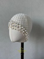 Serre-tête vintage tendance pour mariage, bandeau unique en maille pour femmes, accessoires de mode pour cheveux