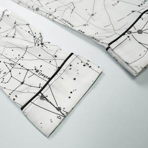 Venta al por mayor de pijamas de poliéster suave cómodos de 2 piezas para mujer de talla grande conjuntos de ropa de dormir tejida transpirable primavera Etiqueta Privada - Product Image 5