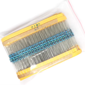 Série complète de <span class=keywords><strong>résistances</strong></span> à film métallique 1W 2W 1/2W 1/4W Ensemble mixte Cinq <span class=keywords><strong>couleurs</strong></span> de <span class=keywords><strong>résistances</strong></span> - Product Image 1