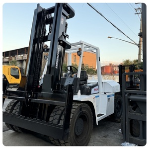 รถยกดีเซล TCM FD100 มือสอง 10 ตัน ปี 2012 เครื่องยนต์ 4 สูบ รับน้ำหนักได้สูง คุณภาพสูง แบบเสาเดี่ยว/สามเสา - Product Image 4