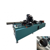 Machine de perçage de tuyaux en acier inoxydable à refroidissement liquide 6 pouces, fonctionnement automatique CNC PLC, pompe moteur 3,5 kW 220V & 380V