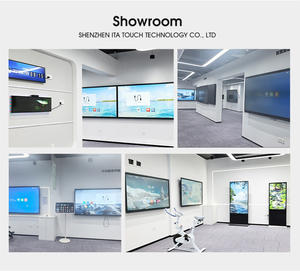 Écran interactif intelligent tout-en-un 4K avec fonction tactile IR, partage <span class=keywords><strong>multi</strong></span>-écrans sans fil, Android <span class=keywords><strong>OPS</strong></span>, tableau blanc interactif, panneau plat - Product Image 6