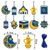 2023 nouveau château étoile lune musulman Eid Mubarak maison mur porte décor islamique Ramadan Mubarak décorations suspendues