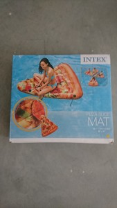 <span class=keywords><strong>INTEX</strong></span> 58752 colorido Pizza adulto cama flotante inflable adulto agua Pizza natación aire Mat moda multijugador flotante - Product Image 6