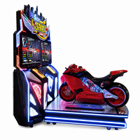 LECHUANG Ensemble complet de simulateur de conduite automobile, machine de jeu d'arcade de course avec volant pour centres de divertissement intérieurs