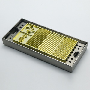 Sceau à glaçons personnalisé en laiton pour entreprise, avec logo, pour bar à glaçons, avec support de drainage - Product Image 1