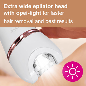 Rasoir électrique 4 en 1 Hatteker pour femmes, épilation du corps, rasoir électrique pour le visage, le nez, les jambes - Product Image 6