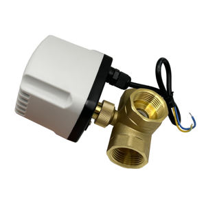Моторизованный шаровой кран 1/2", 3/4", 1" с защитой IP65, 220В/12В/24В, трехпроводной, с одним управлением, трехходовой, Т/Л тип, регулирующий клапан - Product Image 5