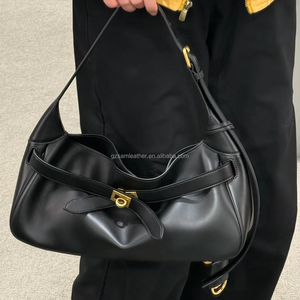 Bolsos de mano de cuero individuales de estilo de moda Vintage personalizados de lujo para damas Bolsos de cuero genuino para mujer - Product Image 2