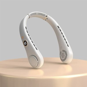 Ventilateur de cou portable, batterie 3000 mAh, 5 W, rechargeable, sans pales, appareil de refroidissement portable pour l'extérieur - Product Image 3