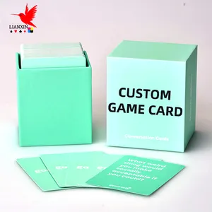 Jogo de cartas personalizado de fábrica para jogos de cartas de tarô para festas em família, jogo para adultos, impressão por atacado