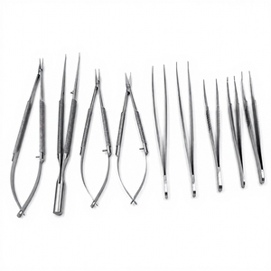 Juego de Instrumentos Microquirúrgicos para Procedimientos de Microcirugía, Kit de Instrumentos de Microcirugía Reutilizables de Acero Inoxidable de Precisión - Product Image 1