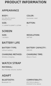 Nouvelle montre connectée 1,46 pouces HW18 PRO+ avec rappel IA Chat GPT, batterie longue durée 400 mAh, étanche IP67, album local, Wearfit Pro, <span class=keywords><strong>livre</strong></span> électronique - Product Image 6