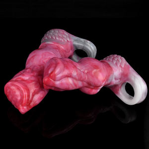 YOCY loup chien gaine de pénis <span class=keywords><strong>S</strong></span>, <span class=keywords><strong>taille</strong></span> L jouet sexuel en Silicone souple pour hommes agrandissement du pénis fantaisie manchon de bite préservatif portable - Product Image 5